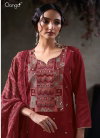 Tazlin A To D 3851 By Ganga Premium Cotton Satin Solid Top Bottom With Dupatta Online Wholesale
